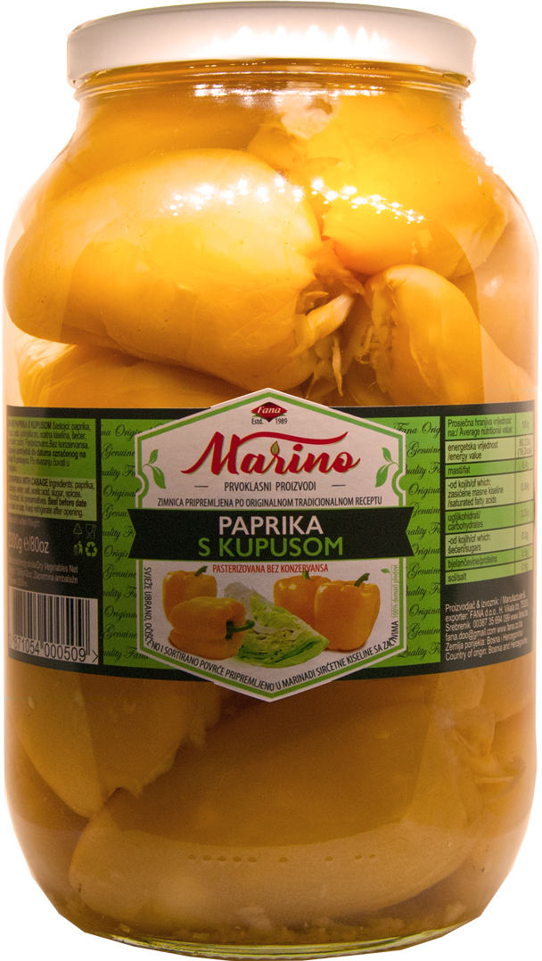 Paprika s kupusom 2250g