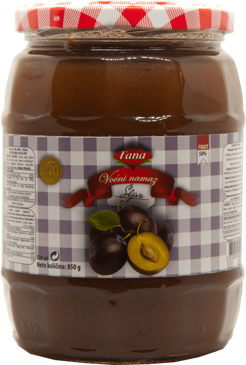 Voćni namaz od šljive 850g